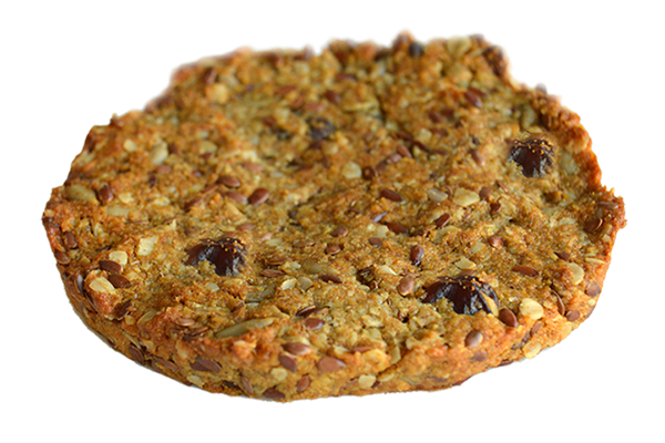 Oats cookie with coconut, raisins and walnuts</br><vg>.</vg>